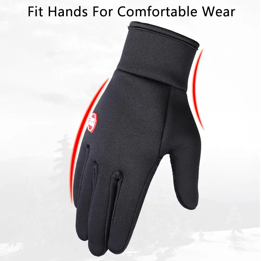 Модные зимние перчатки женские мужские перчатки черные перчатки с сенсорным экраном мужские варежки теплые термонескользящие перчатки для автомобильного двигателя