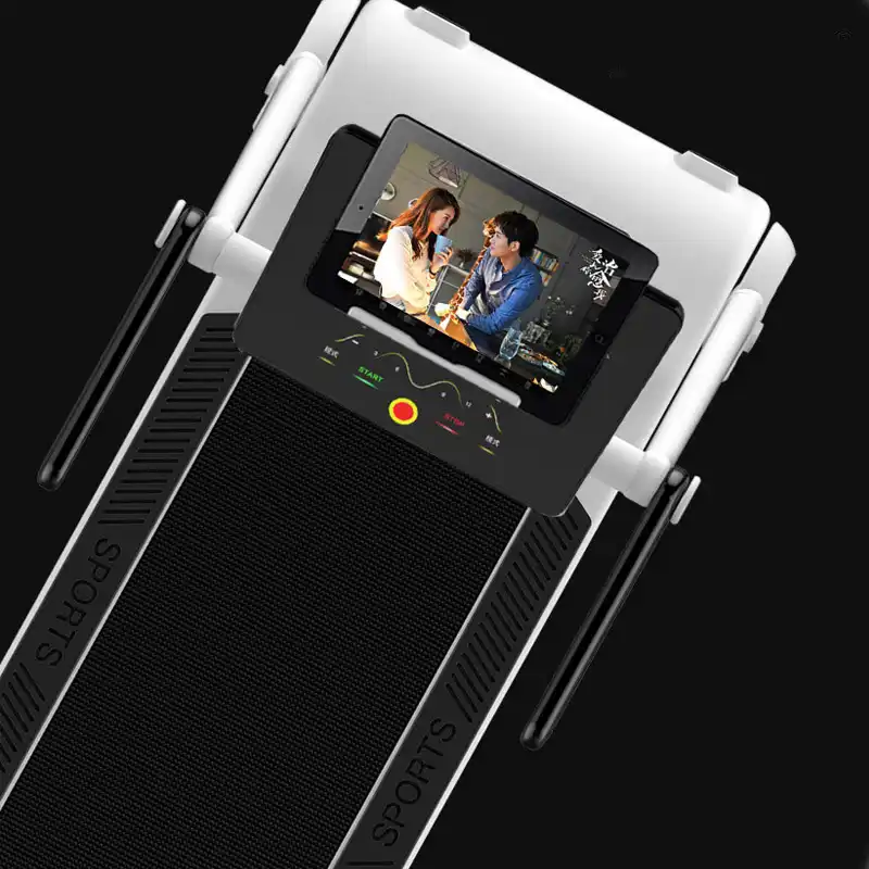 מתקפל עבודה הליכון לבית קטן הליכון חשמלי אילמת עמיד הלם מיני הליכון רחב חגורת ריצה חכם ספורט מכונה