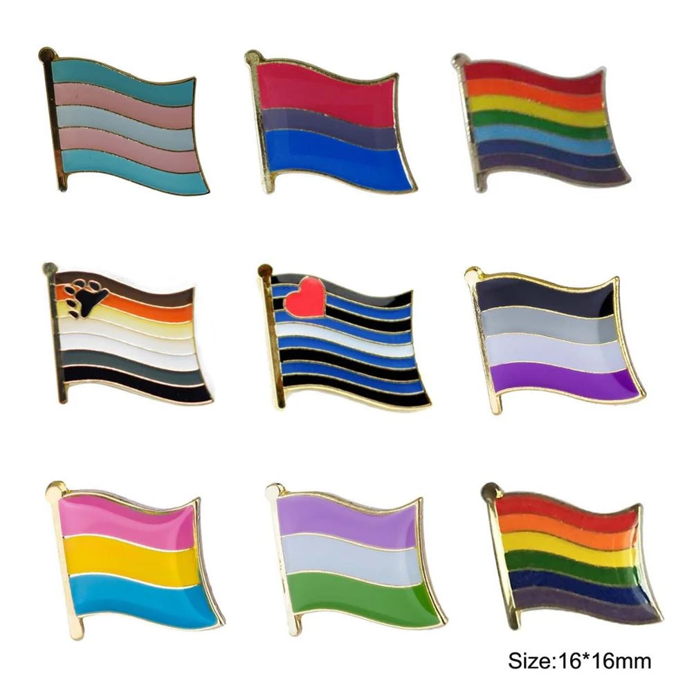 Gay Pride Rainbow Star Bisexual Transgender Flag Lapel Pin Badge Enamel Badge Brooch Jeans Shirt Bags Cool Gift 100pcs Lot Pins Badges Aliexpress