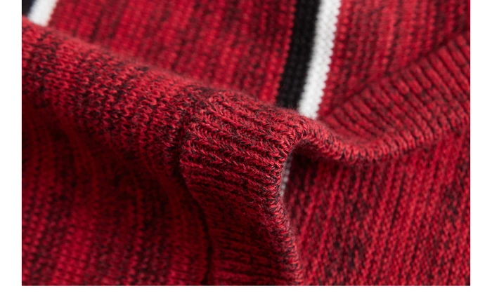 Giordano мужские свитера в полоску круглый вырез, длинный рукав Пуловеры 12 игл Kniting средней толщины Chompas Para Hombre 91059881