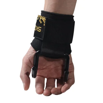 

Weight Lifting Hook Strength Training Gym Grips Straps Fitness Gloves Wrist Support Weights Power Dumbbell Hook x