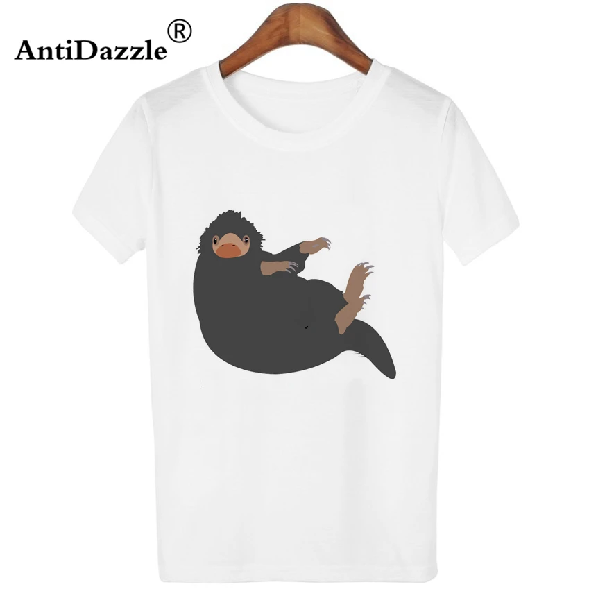 Antidazzle новейшие Дэдпул модные Фантастические звери и где их найти ниффлер женская футболка Мультяшные забавные Молодежные футболки