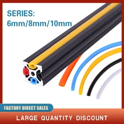 1meter 20/30/40/50 series 6mm/8mm /10mm flat seal for 2020 aluminum profile soft Slot Cover/ Panel Holder C-Beam machine