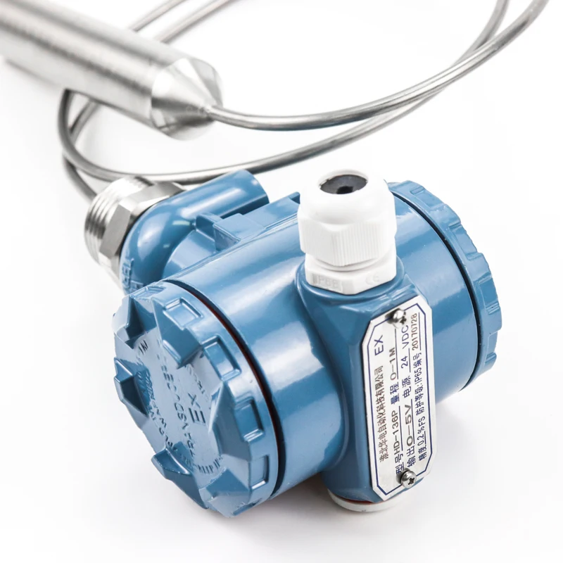 

High Temperature 4-20mA RS485 Input Type Liquid Level Transmitter Sensor Water automatic tank gauge
