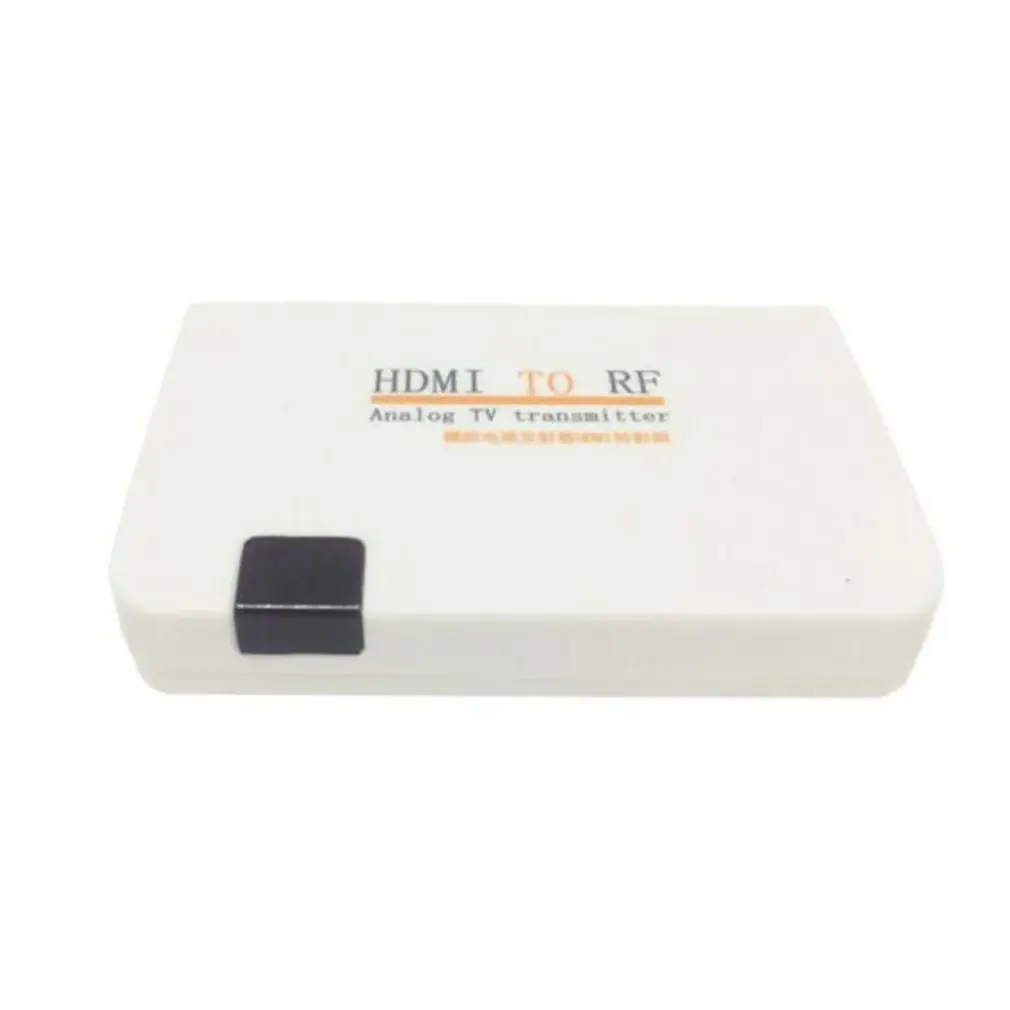 Универсальный HDMI для радиочастотного коаксиального конвертера адаптер кабель с пультом дистанционного управления блок питания для ТВ преобразования США/ЕС/Великобритания/США