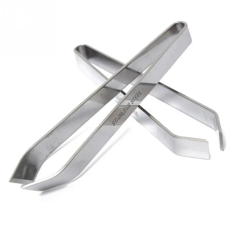 Stainless Steel Fish Bone Tweezers Pincer Clip Puller Remover Tongs Fish Bone Pl