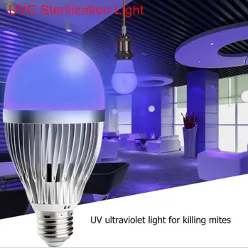 

220V 15W UV Germicidal Lamp LED UVC Bulb E27 Home Ozone Disinfection Light Led Ultraviolet Sterilizer Sanitizer