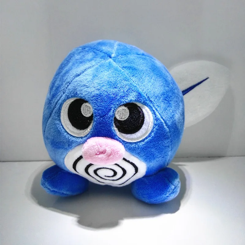 Takara Pokemon 12 см Poliwag Плюшевая Игрушка коллекция хобби кукла каваи подарок для девочки - Цвет: Poliwag