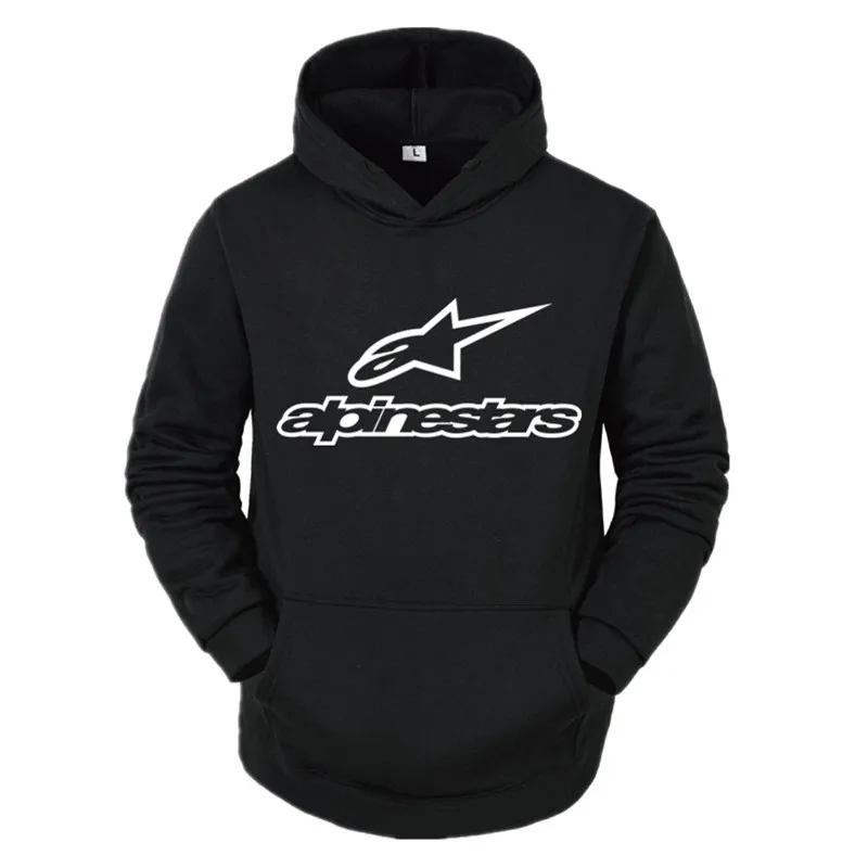 Autum Alpinestar-Sudadera con capucha de lana Para hombre, suéter grueso Para hombre, Sudadera de estilo Hip hop, informal, Sudadera con capucha, abrigos de Moda Para hombre