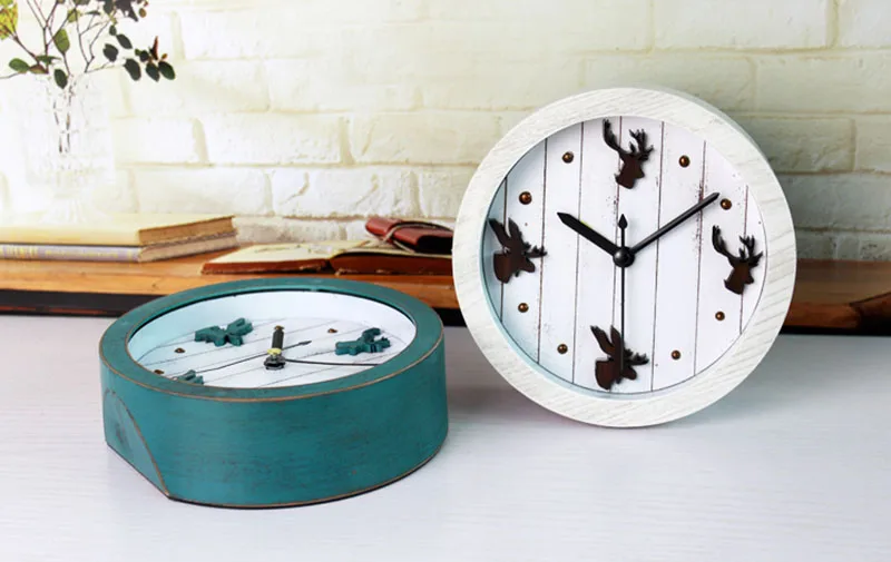 Цифровые настольные часы будильник винтажные часы Reloj Klok домашний декор электронные настольные часы автомобильные часы пластиковые 4,8 дюйма