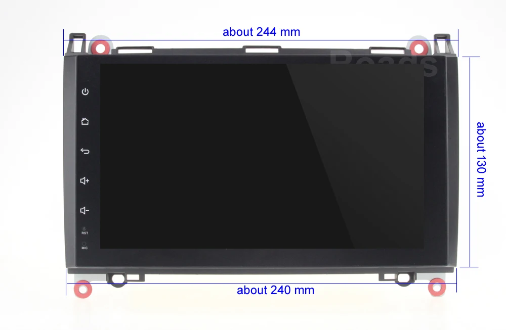 Android 9 автомобильный dvd-плеер стерео для Mercedes Benz B200 A B класс W169 W245 Viano Vito W639 с радио WiFi Bluetooth gps