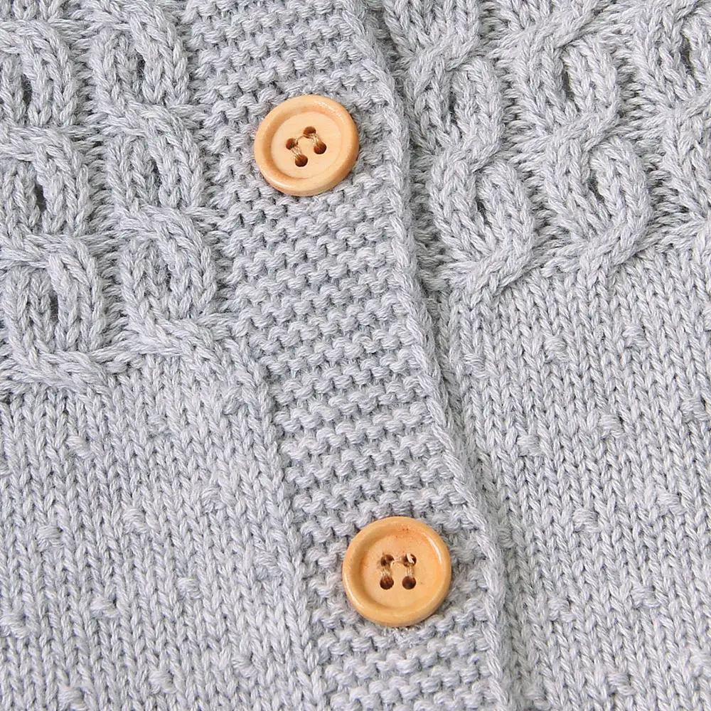 Baby Rompers Clothes Autumn Casual Newborn Boys Girl Solid Jumpsuits Winter Children One Piece Overalls Toddler Infantil Knitted