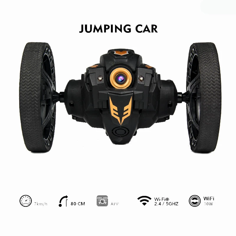 Обновленная Rh805a 2,4g Wifi Fpv 720p Hd камера Rc прыгающая машина прыгающая Высокая музыкальная музыка светодиодные фары Rc прыгающая машина Подарочная игрушка ZLRC