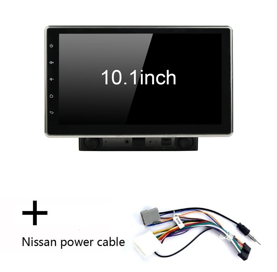 with nissan cable Ips HD 10," Android 9,0 4 Гб 64 Гб 8 ядерный автомобильный dvd-плеер gps ГЛОНАСС карта RDS радио Bluetooth 4,2 Регулируемый для универсального DSP ПК - Цвет: with nissan cable