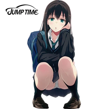 

JumpTime 13cm x 6.4cm Japanese Anime THE iDOLM@STER Cinderella Girls Sexy Beauty Shibuya Rin Drift Decal Bumper Stickers