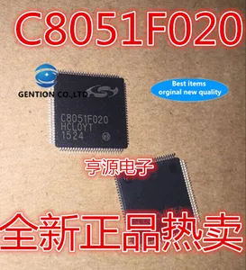 2Pcs C8051F020-GQR C8051F020 C8051F022 C8051F044 in stock 100% new and original