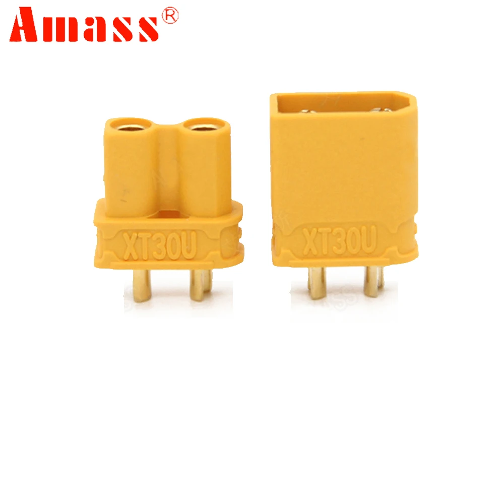 

Hot 50pair/lot Amass XT30U Male Female Bullet Connector Plug the Upgrade XT30 For RC FPV Lipo Battery RC Quadcopter