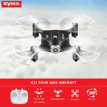 Syma X21 Радиоуправляемый Дрон Квадрокоптер 2,4G 4CH 6-aixs гироскоп пульт дистанционного управления вертолет мини Дрон самолет без камеры игрушки для детей