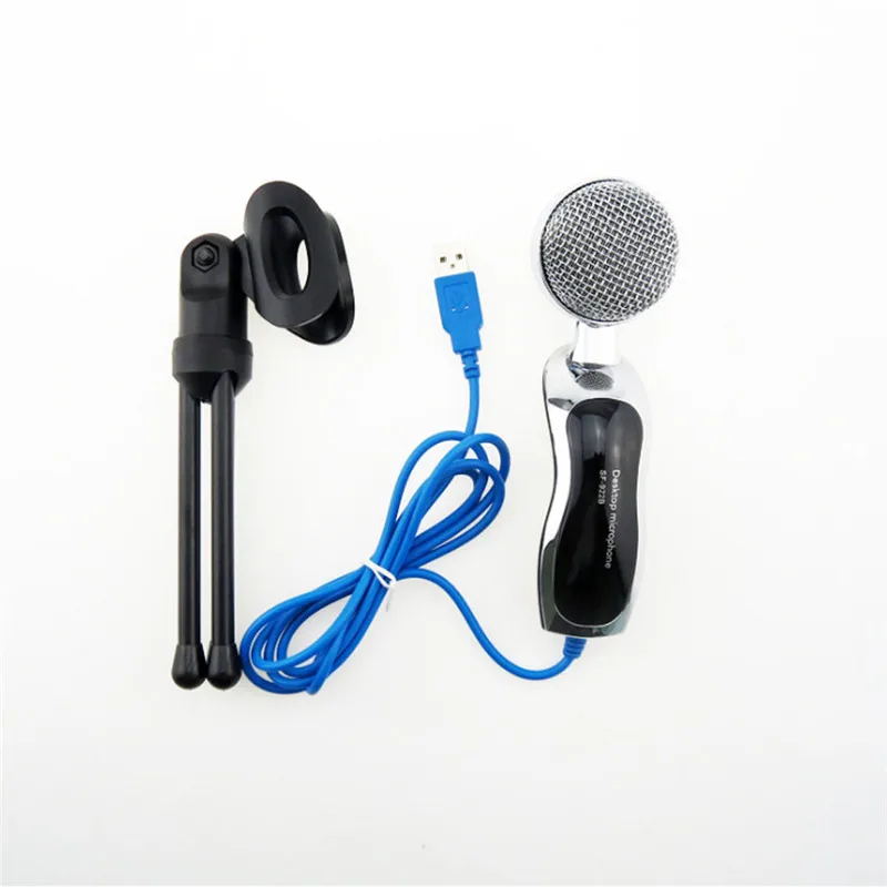 VOBERRY Hot Condenser Sound Recording Metal USB Microphone For Laptop MAC Or Windows