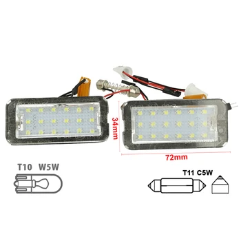 

CARALL LE1550 Led license plate lights Kit Fiat 500 500C 51800482 White Canbus No error 12V resistance included