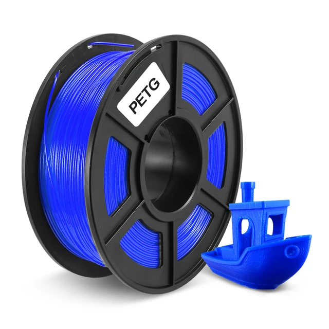 PETG 1.75 mm Filament PETG PLA PLUS SILK ABS 3D Printer Filament 3D Printing Materials Good Toughness PETG-Blue