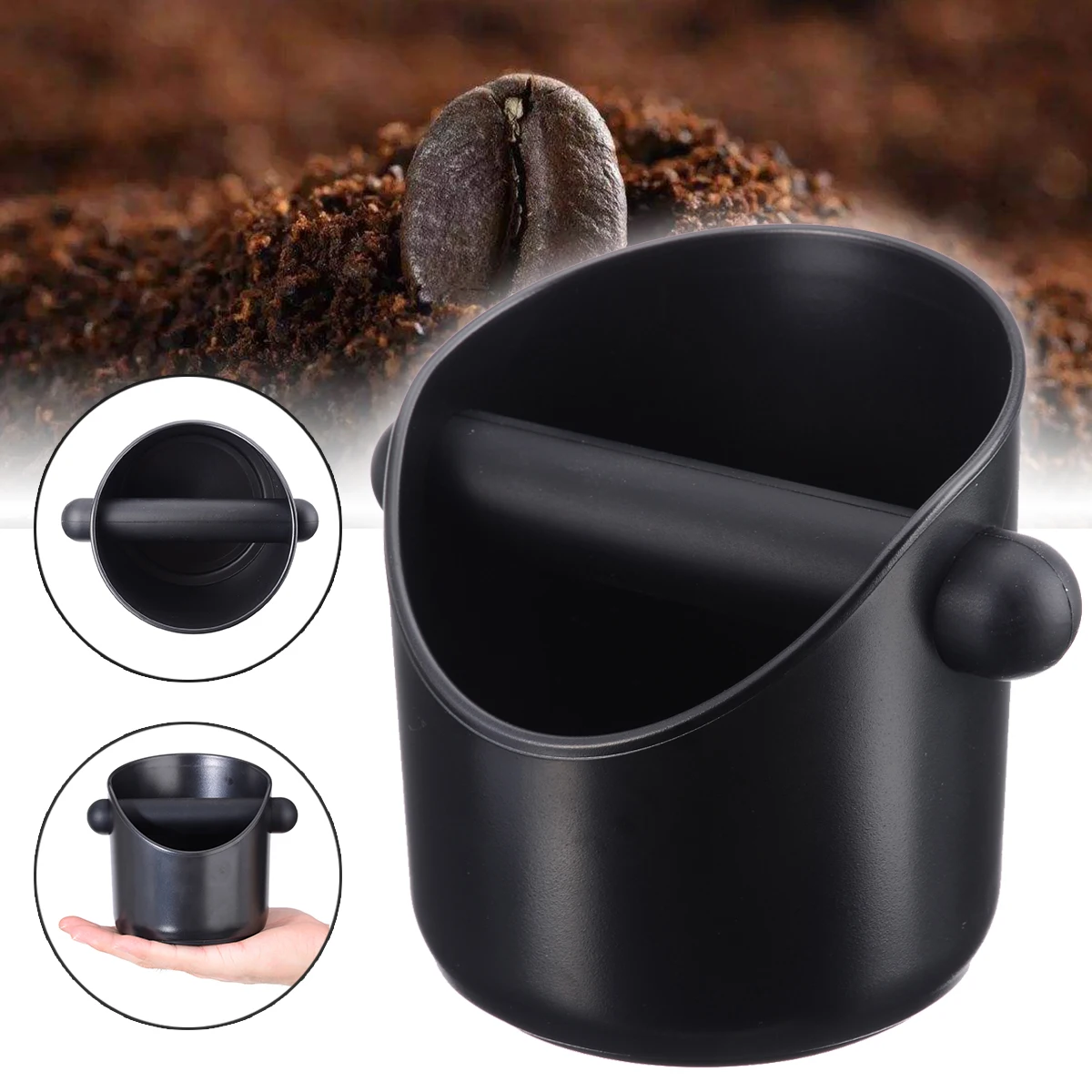 ABS Espresso Tock Box противоскользящая корзина для мусора контейнер с ручкой|Кофейные