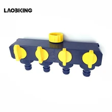 Садовый таймер для подачи воды пластиковый Y клапан 4 способ шланга соединитель делитель воды домашний сад шунтированный душ