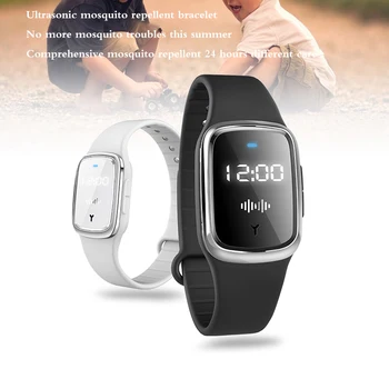 

USB Charging Portable Ultrasonic Mosquito Repellent Bracelet Waterproof Pest Insect Bugs Anti Mosquito Wristband for Kids Adults
