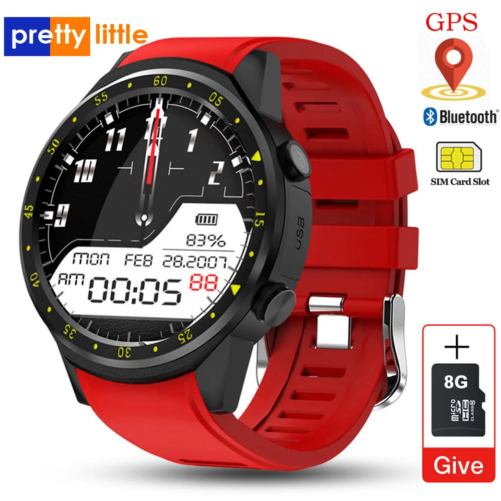  F1 Smart Watch Men SIM Card Sports SmartWatch GPS Support Pedometer Bluetooth 4.0 Camera Wristwatch - 4000191078118
