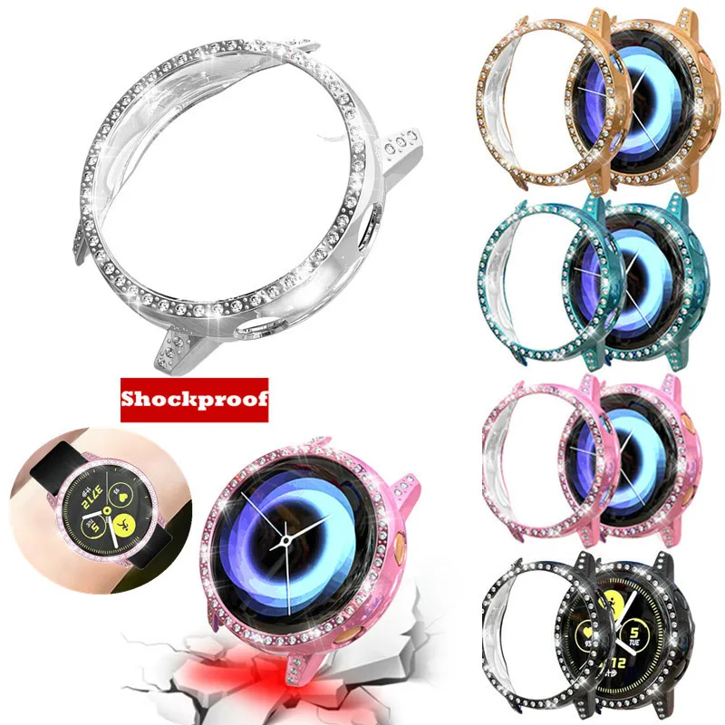 

Fashion Galaxy Watch Active Case for Samsung Galaxy Watch Active Bumper Protector HD Full Silicone Screen Protection Case Cover
