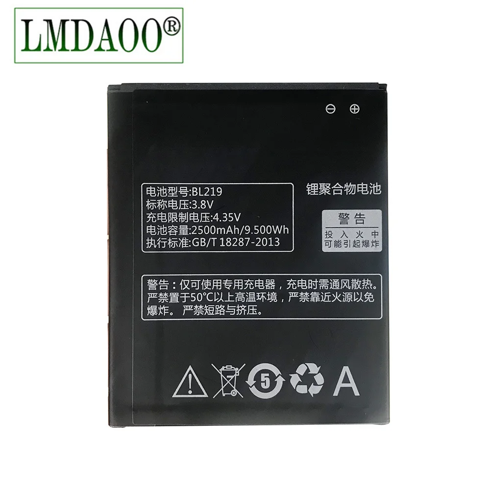 2500 мАч BL219 BL 219 литий-ионная батарея для lenovo A880 S856 S810t A889 A890e A916 батарея телефона