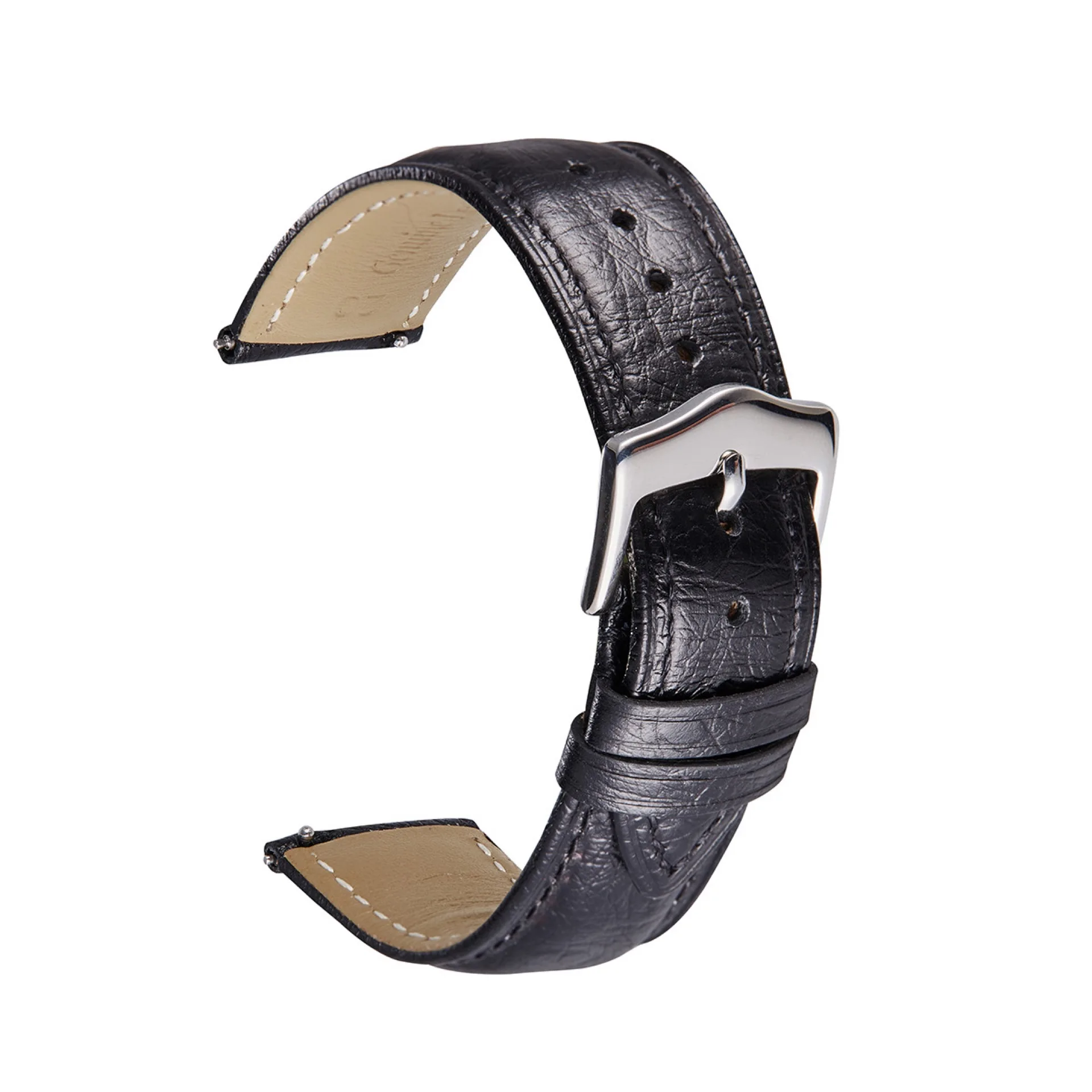 Ремешок из натуральной кожи для Ticwatch Pro быстросъемный спортивный браслет E2/S2 22 мм