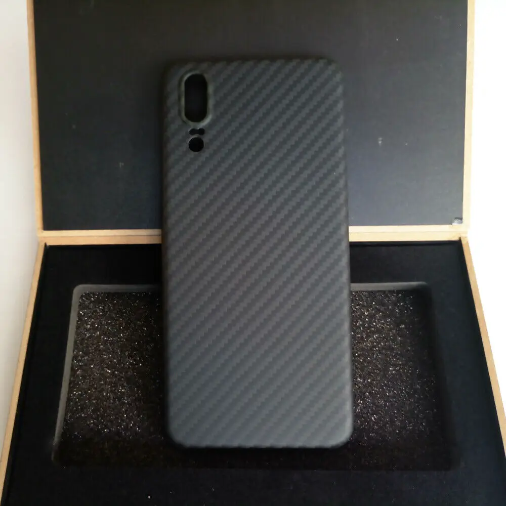 Новое саржевое волокно чехол для телефона чехол для huawei P20 Pro P30 Pro - Цвет: P20 Matte Black