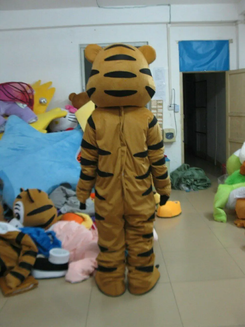 Tiger Mascot Costume Suits Party Game Dress Outfits Clothing Promotion Carnival Adult Fursuit Cosplay Hallowen Gifts Unisex