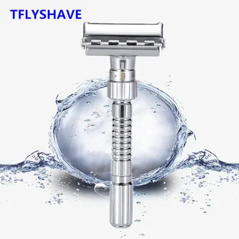 

Adjustable Safety Men's Razor Double Edge Classic Men Shaving Aggressive 1-9 File Hair Removal Shaver with 5 Blades MINGSHI3000S