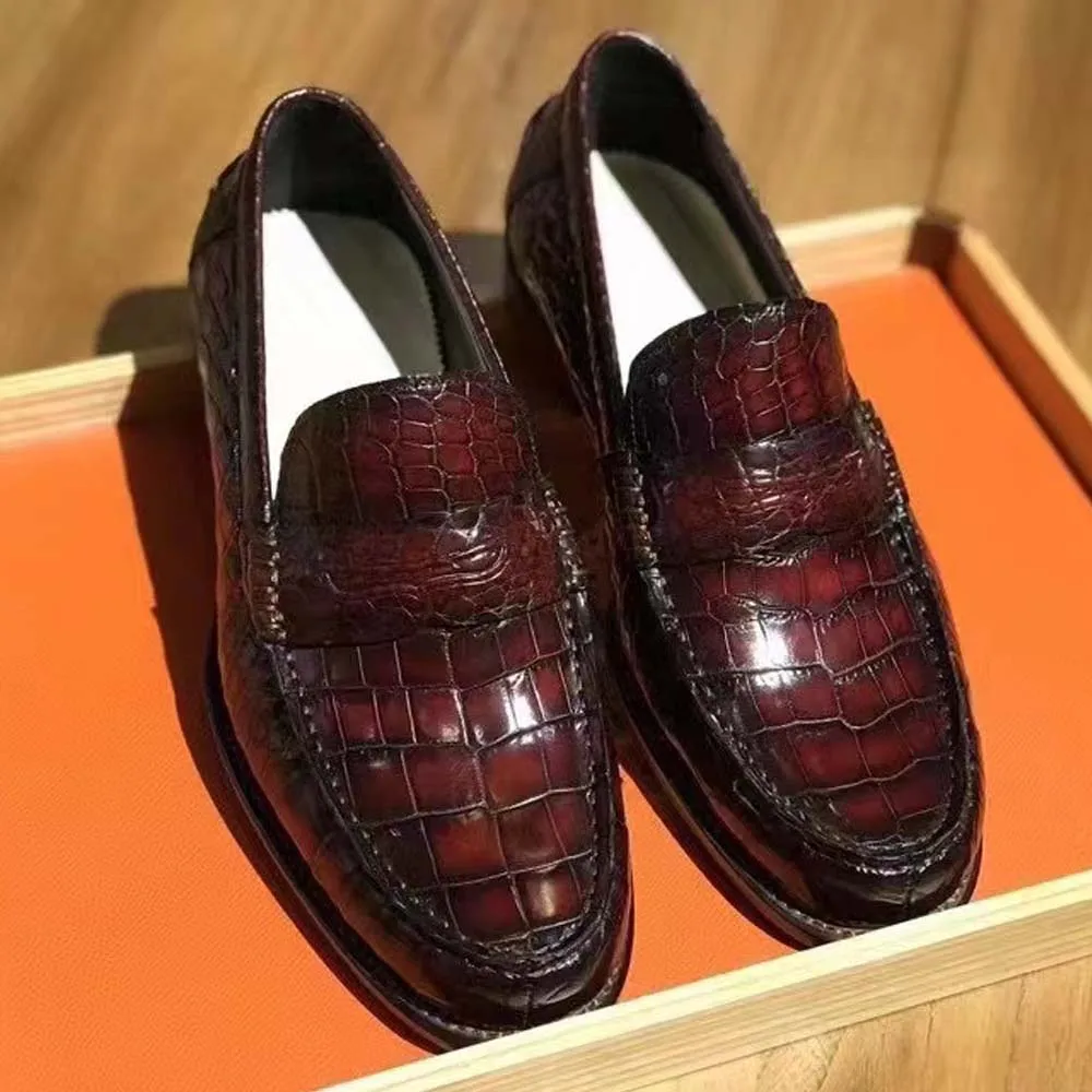 Рисунок 5 - Крокодиловая обувь yinshang для мужчин