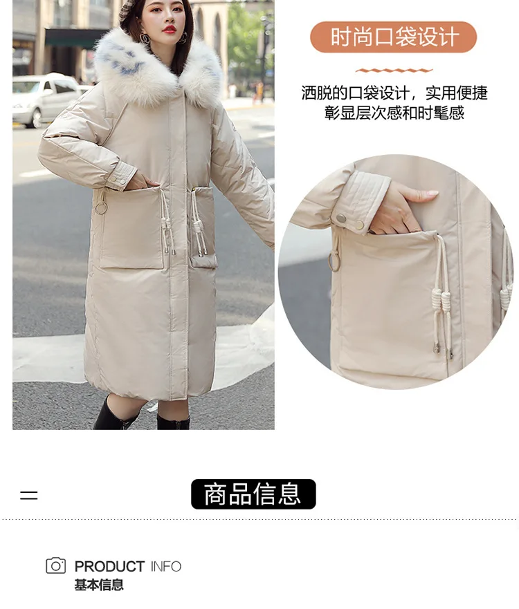 Abrigos Mujer Invierno Winter Jacket Women Fur Cotton Padded Jacket Female Parka Womens Jacket Winter Coat for Woman