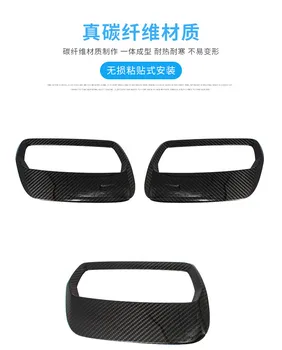 

Fit for ford mustang 18-19 Air outlet of carbon fiber machine cover is pasted with external decoration