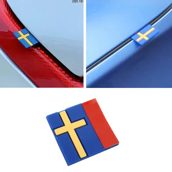 

30 Pieces Soft Rubber Sweden Stickers Stylings Car Hood Door Trunk Emblems Decals for Volvo XC90 S60 V60 S90 XC60 XC40