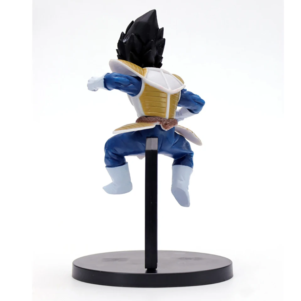 Японского аниме Dragon ball Z Vegeta goku ПВХ фигурка игрушки синий/черный волос Vegeta goku Коллекционная модель игрушки Рождественский подарок