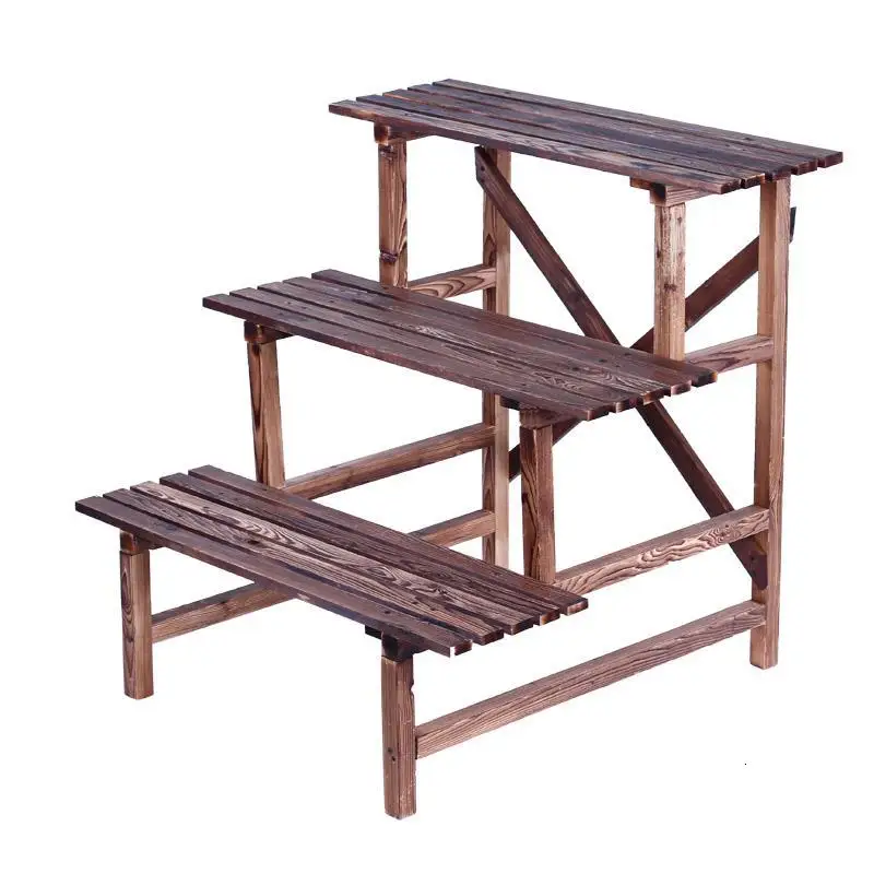 

Indoor Garden Shelves For Ladder Varanda Wood Estante Para Plantas Saksi Standi Plant Rack Balcony Outdoor Shelf Flower Stand
