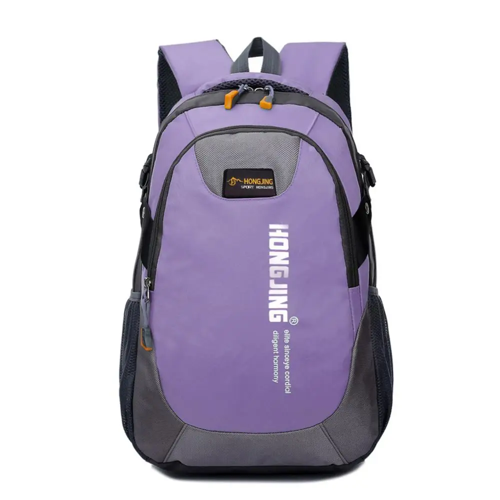 Purple Сумка для альпинизма, унисекс, для отдыха на природе, кемпинга, путешествий, туризма, студенческий рюкзак, сумки, спортивная сумка, для альпинизма, водонепроницаемая - Цвет: Purple