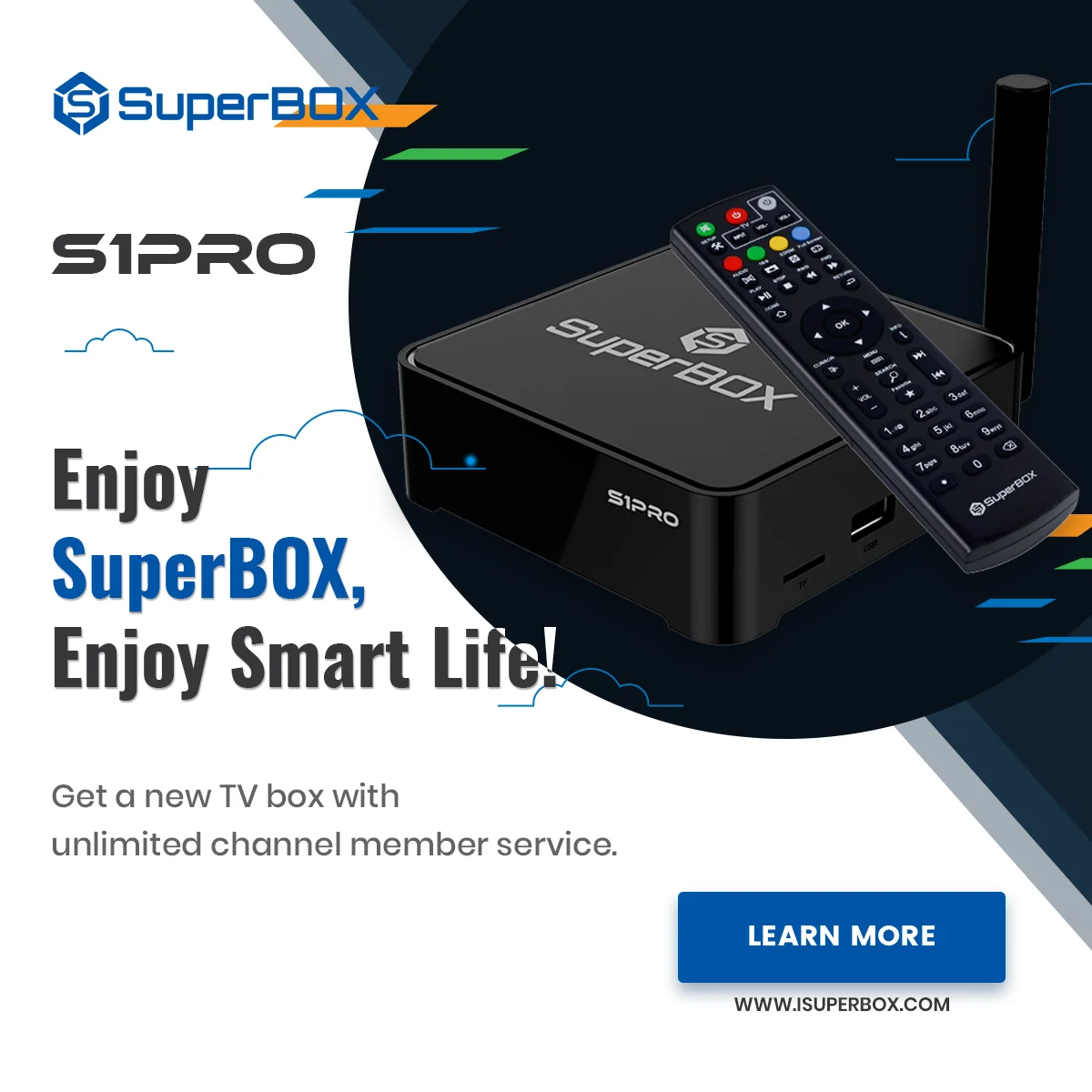 SUPER BOX S1pro-UNIVERSAL США Канада английский IP ТВ каналы подписка бесплатный сервис с live tv VOD фильмы android 7,0 плеер