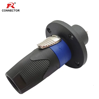 

1set NL4FX Speak connector, 4pins, male plug + female socket, blue & red colors available