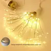 Festival Hanging Starburst String Light DIY Firework Copper Fairy Garland Christmas Night lamp for Outdoor Garden Home Decorat ► Photo 2/6