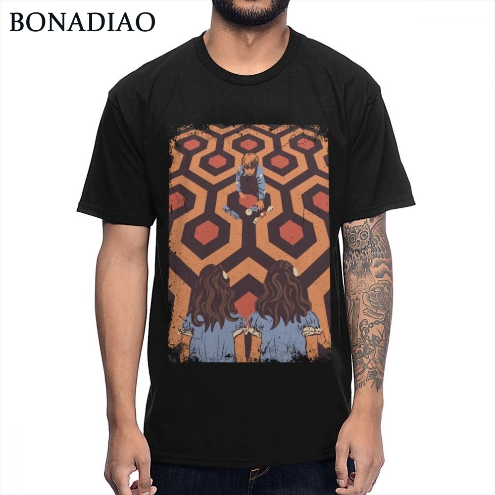 Классическая футболка с изображением фильма ужасов сияющей ковровой комнаты 237