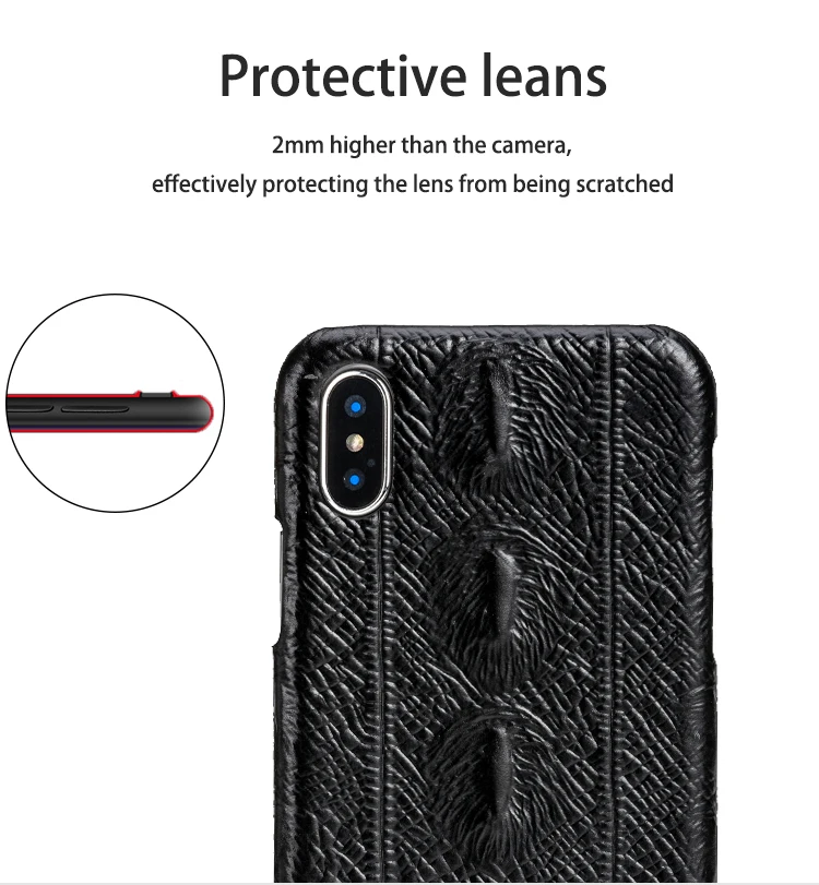 Осетровый текстурный чехол для телефона для iphone 7 8 11 Pro Чехол из воловьей кожи задняя крышка для iphone 6 6s Xr Xs Max чехол 6p 6s p 7p 8p крышка