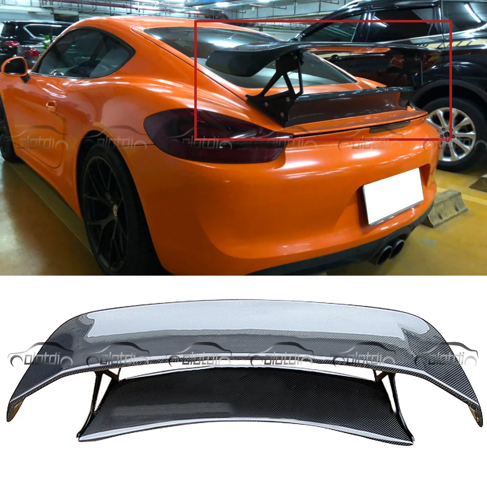 Спойлер OLOTDI для заднего багажника из углеродного волокна Porsche 981