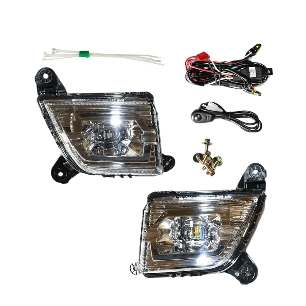 1 Pair LED Fog Lights Lamps for Chevy Silverado 2019 2021 84219060