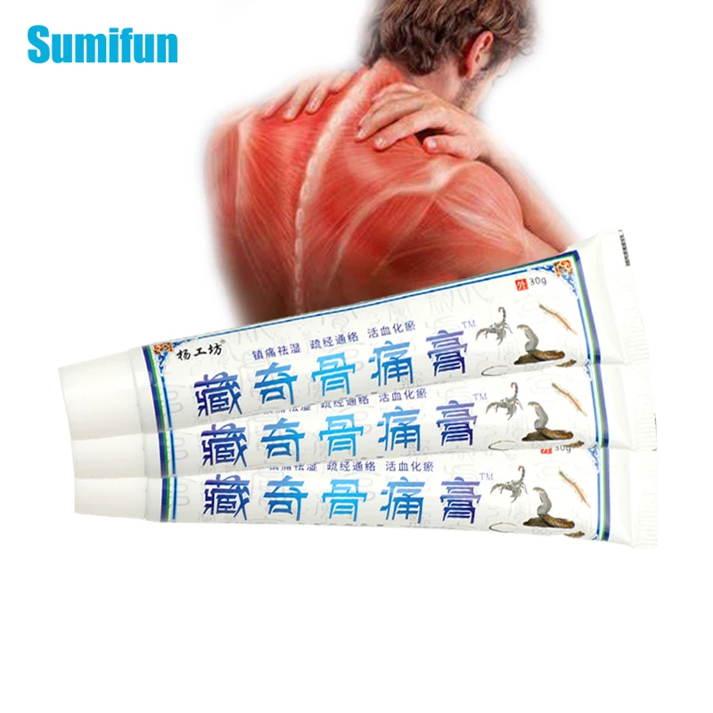 3pcs Chinese Analgesic Ointment for Arthritis Joint Back Knee Pain Relief 30g